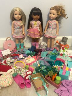American girl Wellie Wishers Bundle