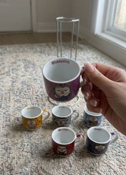 Addams family espresso cups