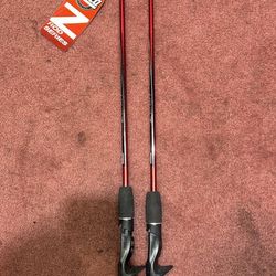 (2) ZEBCO Z-SPIN PERFORMANCE RODS 5’2”