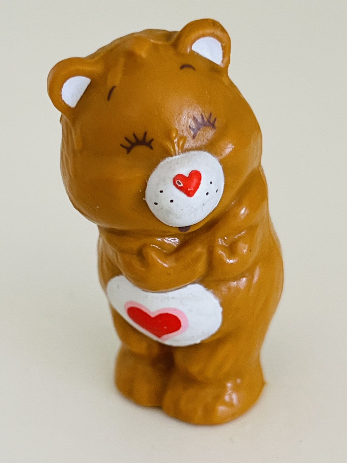 Vintage Care Bears - Tenderheart Bear - 1983 Miniature Figurine