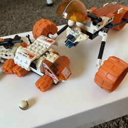 Misprint Piece: Two LEGO Mission to Mars Sets: MT-31Trike No. 7694 and Mining Unit 7648