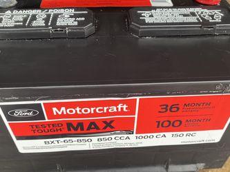 Ford F-150-450, Econoline, Lincoln, Dodge Durango, Jeep Grand Cherokee group 65 battery. Only months of use.