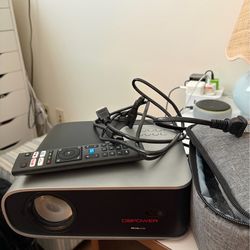 Netflix Smart Projector with WiFi and Bluetooth, Dolby Audio,DBPOWER Native 1080p Projector, Movie Projector, 50% Zoom with Carry Bag Amazon's