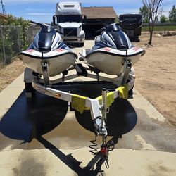 Jet Skies and Trailer