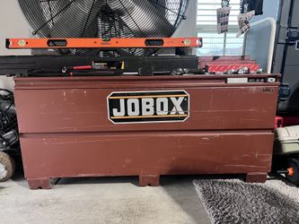 Jobox 60 in. W x 24 in. D x 31 in. H Heavy Duty Storage Chest with Site-Vault Locking System