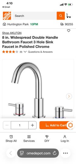 Brand new bathroom faucet in the box