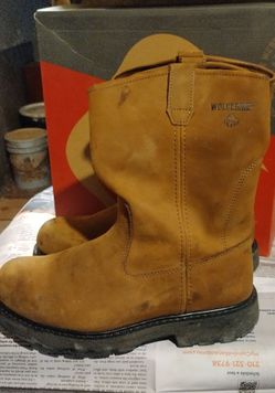 Wolverine boots, size 12W used only once, have box