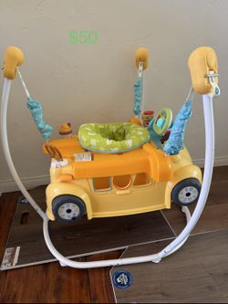Fisher-Price Laugh & Learn Jumperoo - Car Theme Baby Activity Center