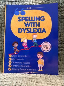 Spelling With Dyslexia homeschool workbook