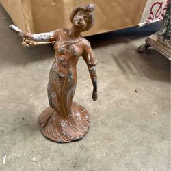 Hubley "Maid of Honor" cast iron doorstop.