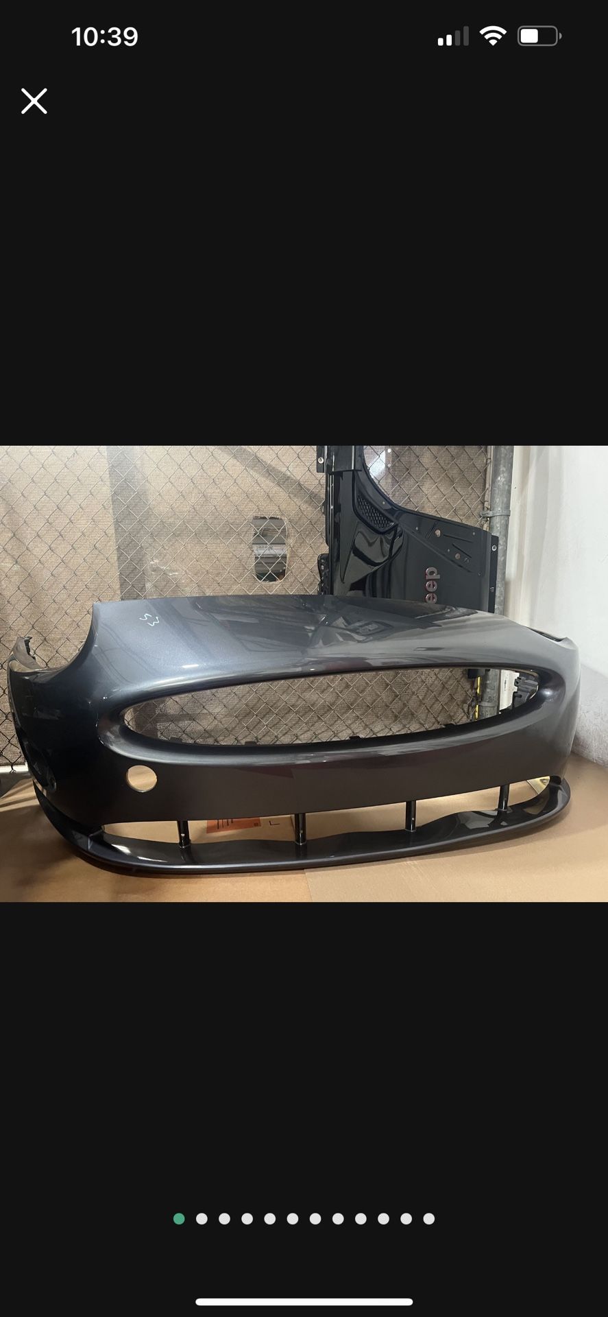Jaguar Xk 2003 -2014 Front Plastic Bumper Great Condition 