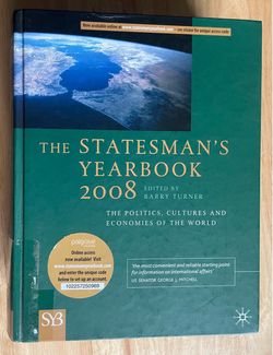 The Statesman's Yearbook 2008 Hardcover