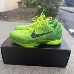 Kobe 6 Grinch Size 8.5