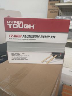 Hyper Tough 12-inch Aluminum Ramp Kit, Automotive Specialty Parts, Model 6509, Universal Vehicle