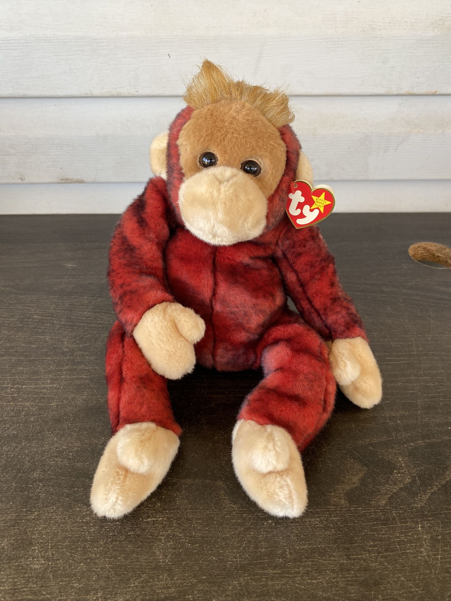 Vintage 1999 Ty Beanie Babies Orangutan, Schweetheart.
