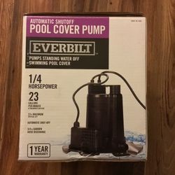Everbilt Pool Cover Standing Water Pump
