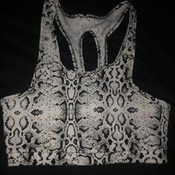 M Sports Bra Snake Print /Top M De Print De Vivora