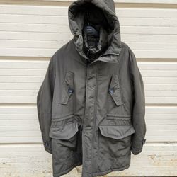 Mens Made In Italy Parka Coat. Medium 