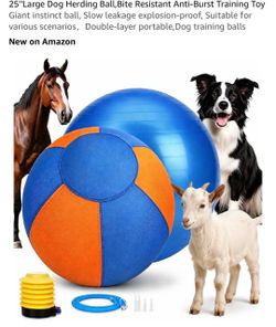 25" Large Dog Herding Ball Bite Resistant Anti-Burst