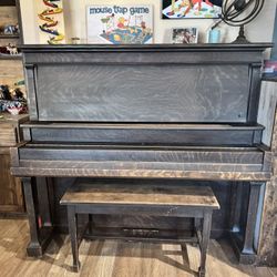 Gorgeous Antique Vintage Upright Piano 