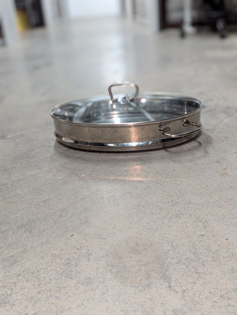 Berndes Induction Plus Stainless Steel Saute Pan With Lid