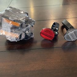 Road Bike Toe Clips And Reflectors 