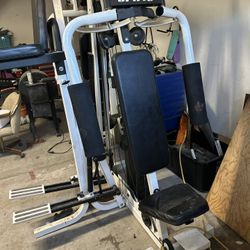 Weight Machine. Bike. Row Machine.