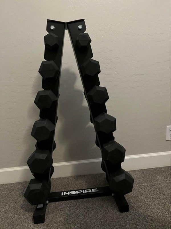 New Rubber Dumbbell Packages 5lb-100lb available
