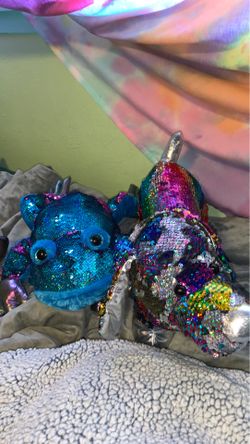 Stuffed Animals (Dog/Frog) Changing Sequins