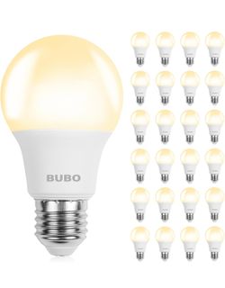 A19 LED Light Bulbs, 40 Watt Equivalent LED Bulbs, Soft White 2700K, 550 Lumens, E26 Standard Base