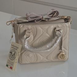 Brand New Valentino Orlandi Handbag - MSRP $259 - Light Taupe 
