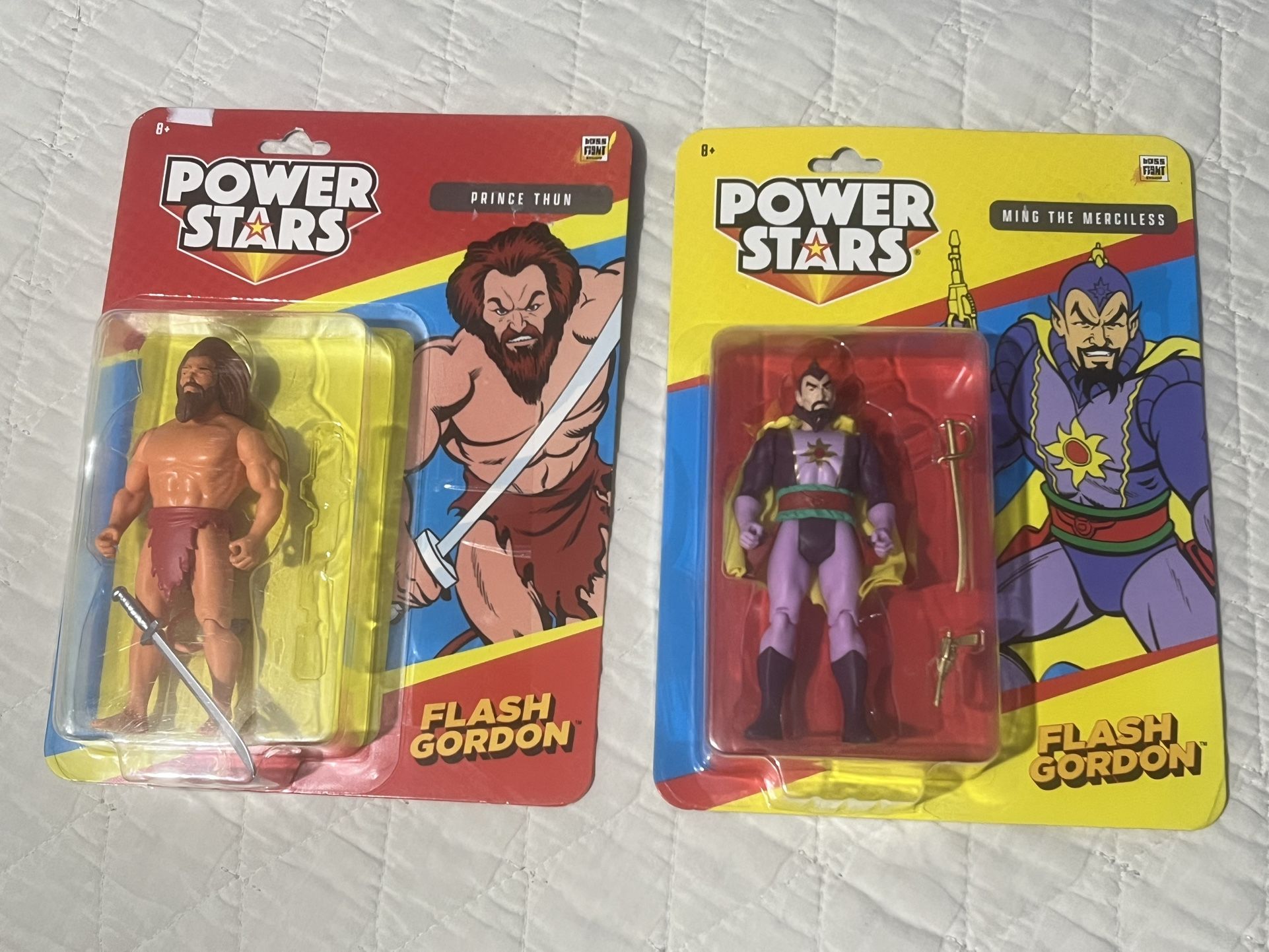 Power stars MING THE MERCILESS and PRINCE THUN from Flash Gordon