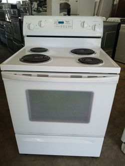 Whirlpool white coil top stove - Free delivery