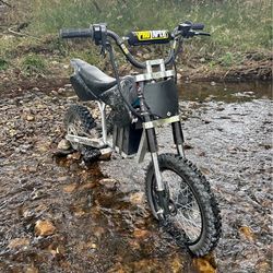 Heavily modified 72v Razor MX650 - Top speed: 60+ mph.