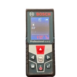 BOSCH GLM42 Laser Measure up to 135 Foot with Color Display (TDW040529) TESTED