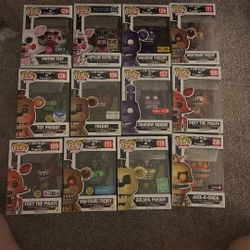 Five Nights At Freddys Funko Pops 