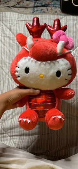 (For Pickup) Limited Sanrio- Hello Kitty 10  Plush Lunar New Year : Red Dragon