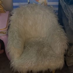 Free kids chair, fuzzy