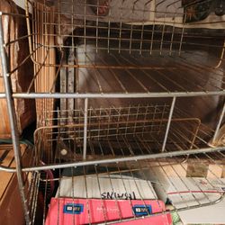 vintage rear bicycle rack. two sided.