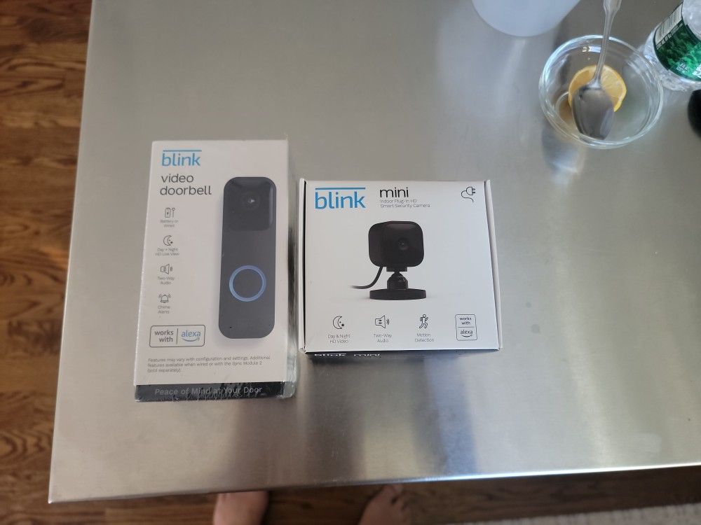 Blink Vidéo Door Bell and Mini Cam New