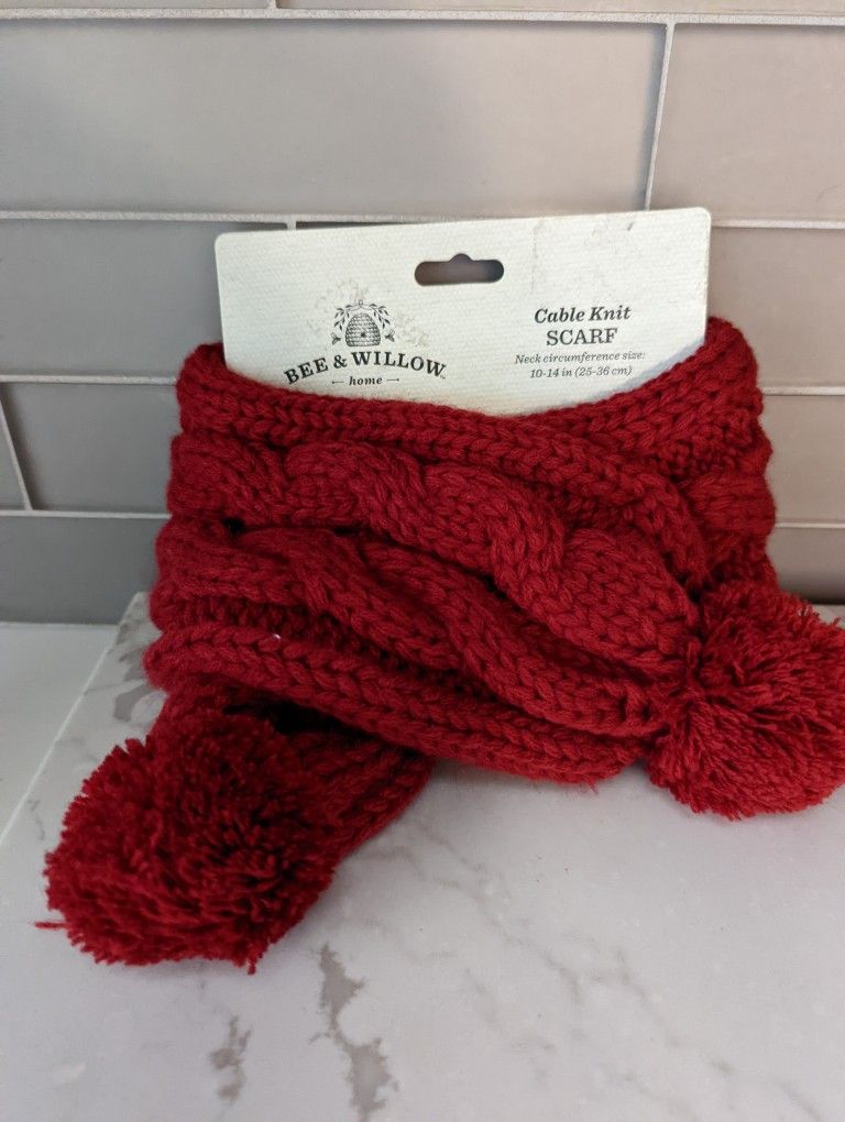 Bed Bath and Beyond Dog Scarf. Neck circumference size 10-14 inches. New in package