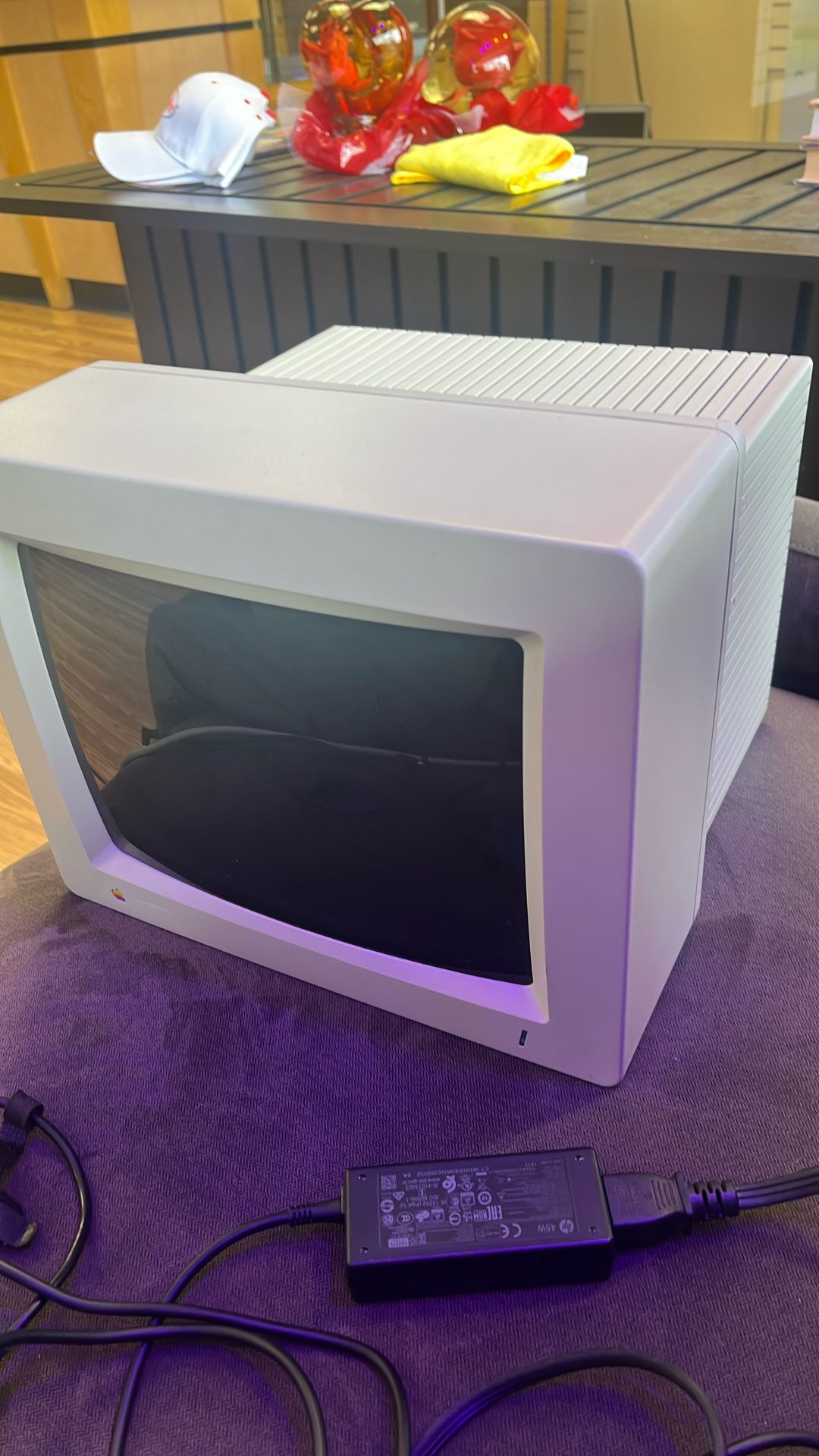 Functioning Apple IIc computer monitor.