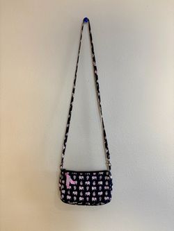 Vera Bradley Quilted Crossbody Bag Elephant Print