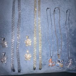 CZ Iced Out Chains & Pendants