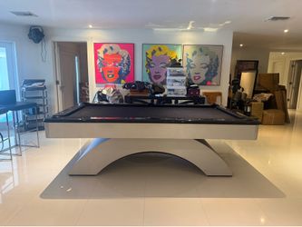 $40 million estate clearance waterfall modern 8 foot billiard table $40 million estate clearance waterfall modern 8 foot billiard table $300