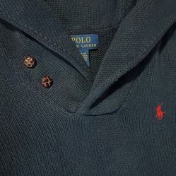 Boys 14-16 Polo shawl Collar Sweayer