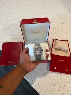 Cartier Santos Moissanite 41mm Iced Out