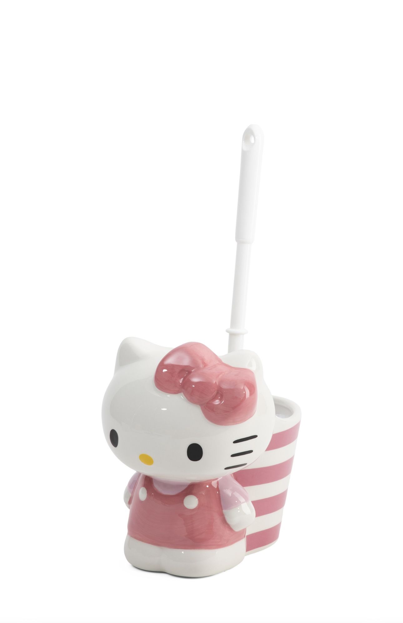 Pink Hello Kitty Toilet Brush & Holder