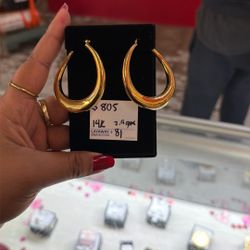 Hollow Big Hoops 