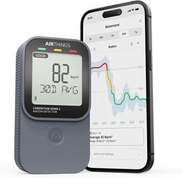 AIRTHINGS CORENTIUM HOME 2 DIGITAL RADON DETECTOR #4080F R6